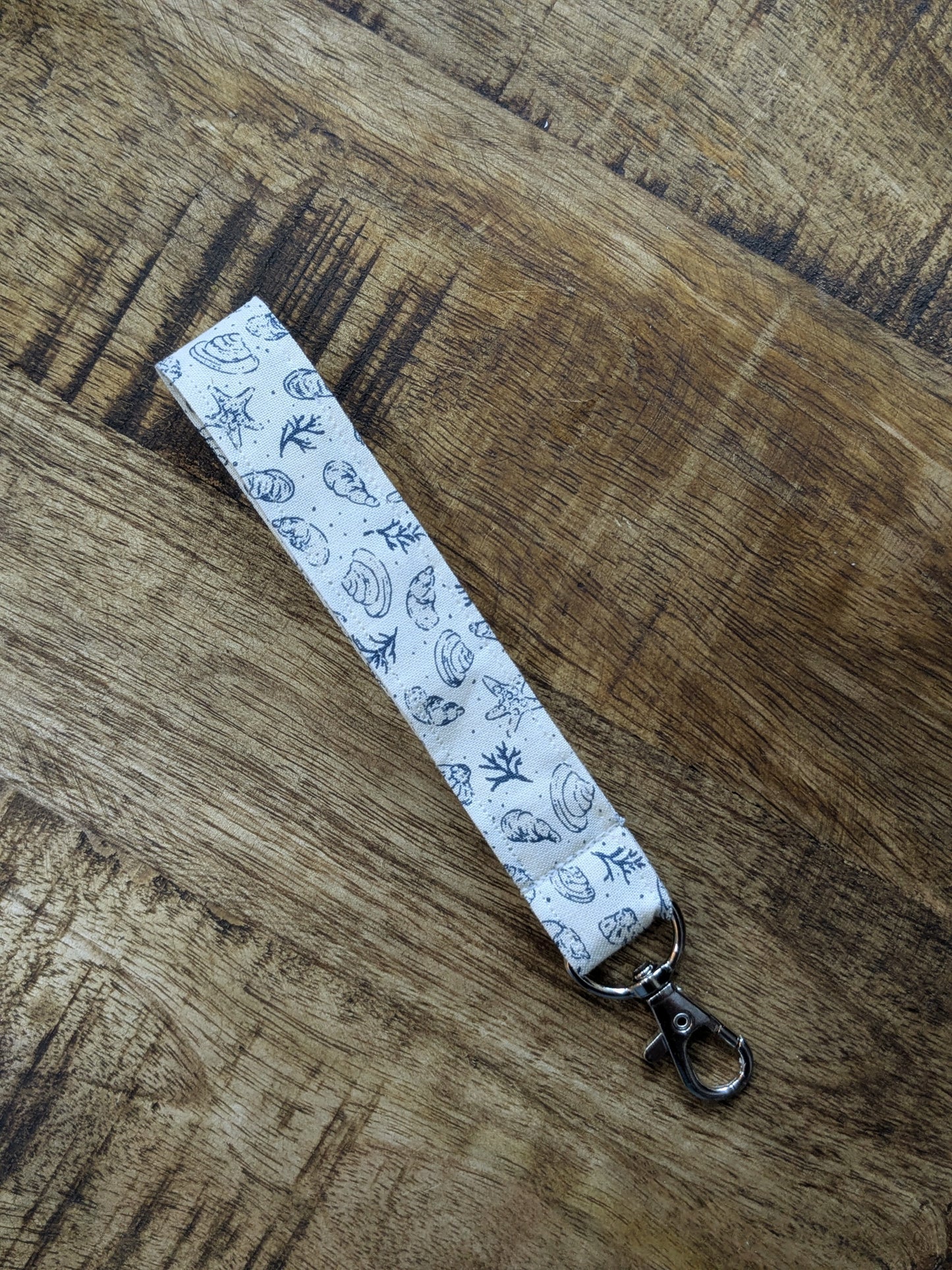 Sea Shell Wristlet Key Chain