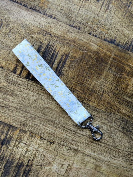 Pastel Floral Keychain Wristlet