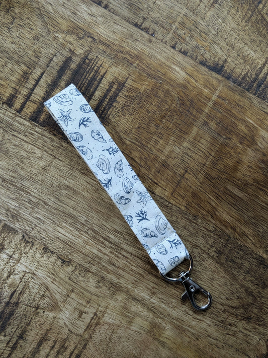 Sea Shell Wristlet Key Chain